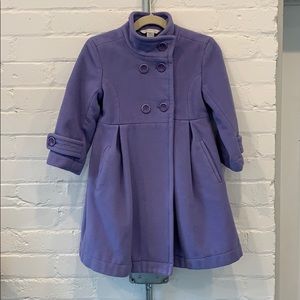 Garnet Hill Pea Coat size 4T 💜